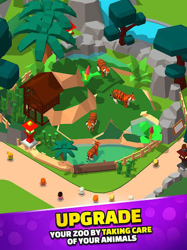 Idle Zoo Tycoon 3D - Animal Pa screenshot 4