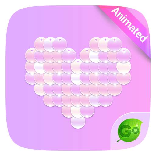 Sequin Flip GO Keyboard Animated Theme 4.5