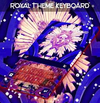 Royal Theme Keyboard screenshot 1