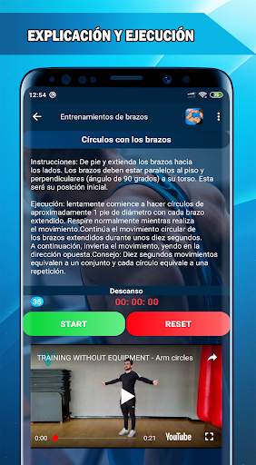 Entrenamiento de Brazos - Ejercicios de Bíceps screenshot 3