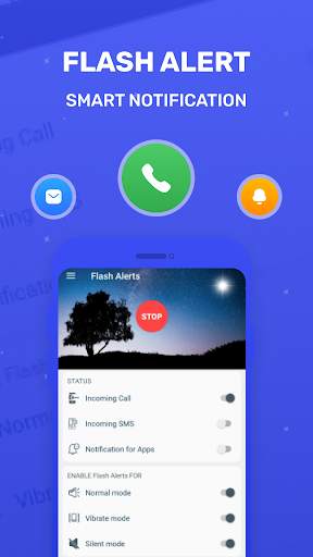 Flash Blink Alert for all notification, call, sms screenshot 1