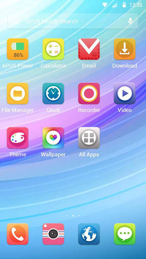 Light-APUS Launcher theme screenshot 2