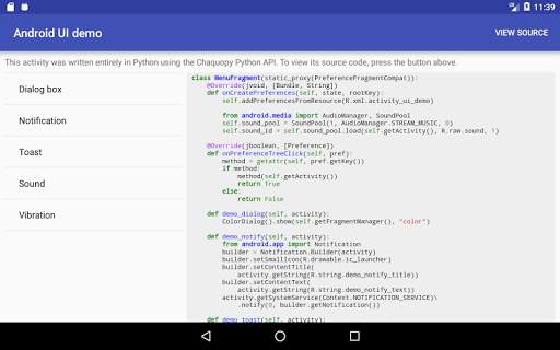 Chaquopy: Python for Android स्क्रीनशॉट 5