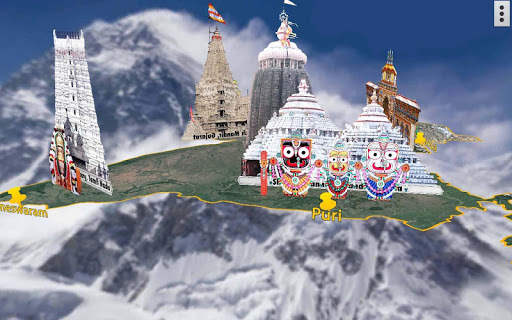 4D Char Dham Live Wallpaper screenshot 2