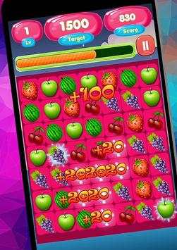 Sweet Fruit Candy Game Free screenshot 1