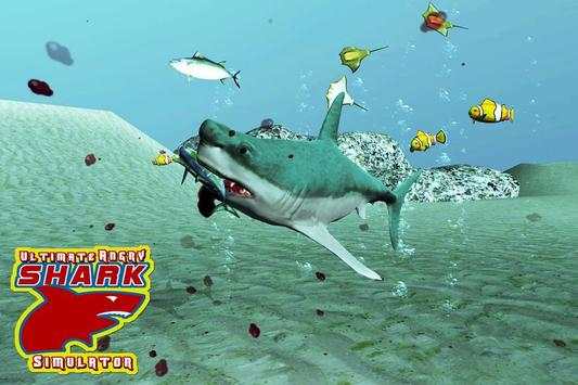 Angry Shark Simulator Game 3D screenshot 2