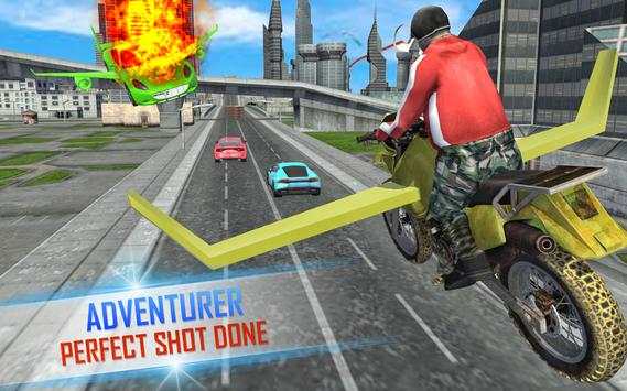 Futuristic Flying Moto Racing screenshot 3