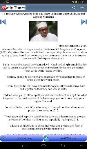 Nigeria News screenshot 14