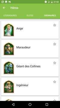 Guides Héros pour Castle Clash screenshot 4