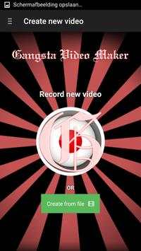 Gangster Video Maker screenshot 1