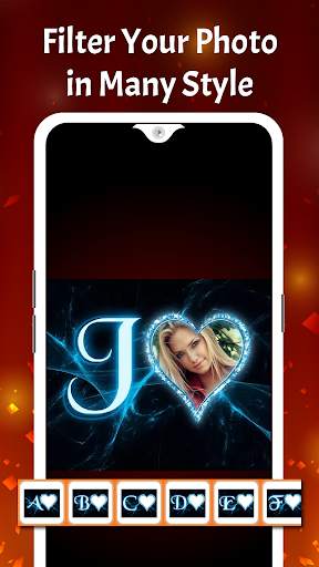 Fire Text Letters Photo frames NameArt Flamingtext 4 تصوير الشاشة