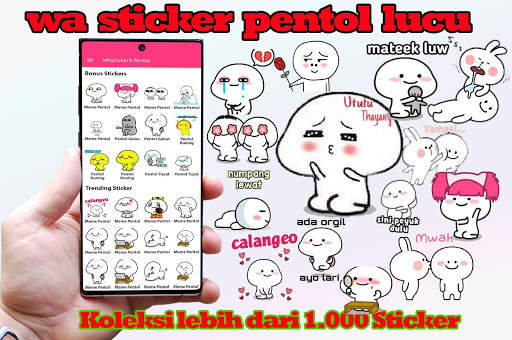 Kumpulan Stiker Pentol Lucu WA screenshot 3