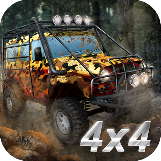 Offroad rally: driving 4x4 trucks आइकन