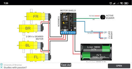 ESP8266 WiFi Robot Car screenshot 2