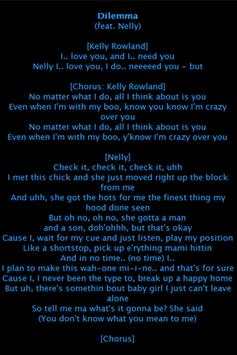 KELLY ROWLAND LYRICS screenshot 4