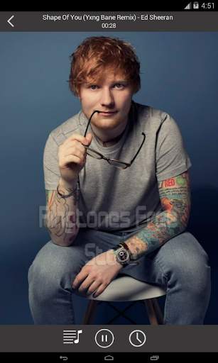 ED Sheeran Ringtones Free screenshot 1