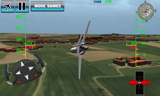 Airplane 3D flight simulator screenshot 2
