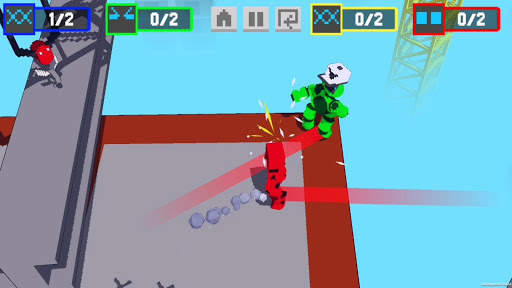 Robot Battle 1234 player offline mutliplayer game screenshot 7