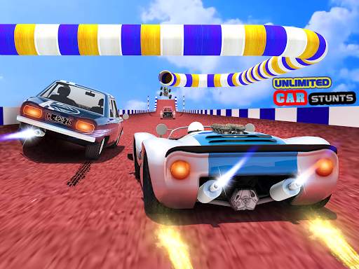 Unlimited Car Stunts - Mega Ramp Stunt Car Games screenshot 1