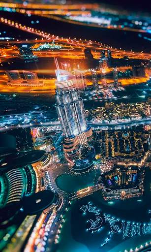 Dubai Night Live Wallpaper (backgrounds & themes) screenshot 4