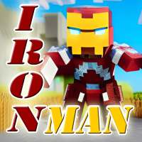 Iron Man Minecraft Mod skin PE logo