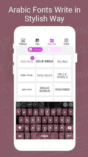 Arabic Keyboard with English screenshot 4