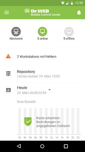 Dr.Web Mobile Control Center screenshot 2