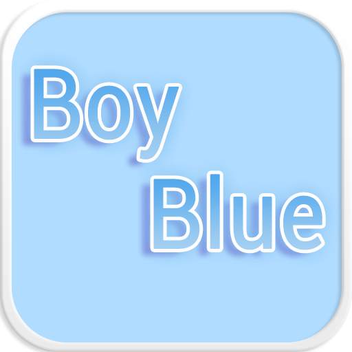 Boy Blue Emoji keyboard Theme 1.1.5