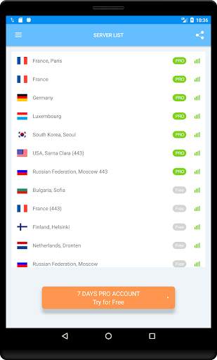 VPN Russia - get free Russian IP स्क्रीनशॉट 10
