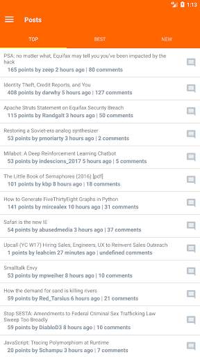 Minimal HN - Hacker News screenshot 3