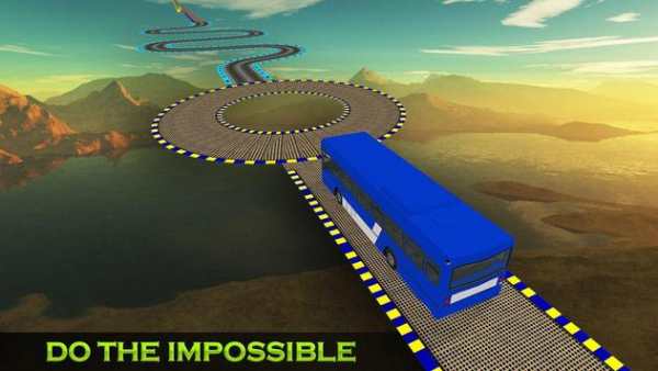 Impossible Driving Crazy Bus Stunt: Sky Race screenshot 5