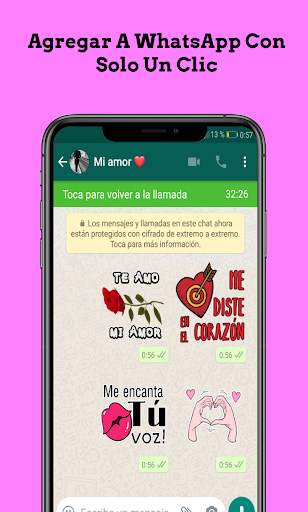 Stickers Románticos y Frases de Amor para WhatsApp screenshot 5