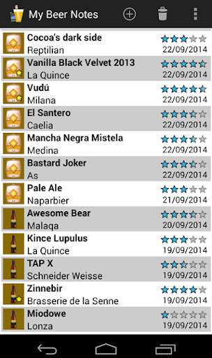 My Beer Notes screenshot 1