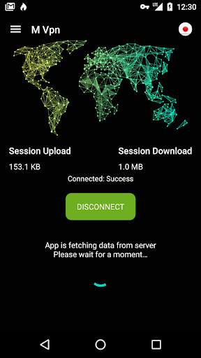M VPN screenshot 2