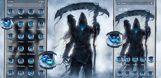 Grim Reaper Launcher Theme screenshot 6