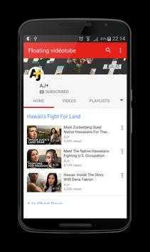 Floating Video Tube Player screenshot 2