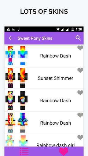 Sweet Pony Skin for Minecraft screenshot 4