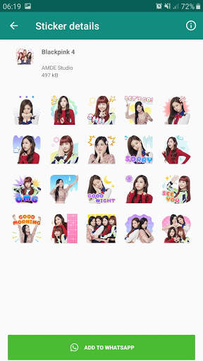 Sticker Blackpink for Whatsapp screenshot 3
