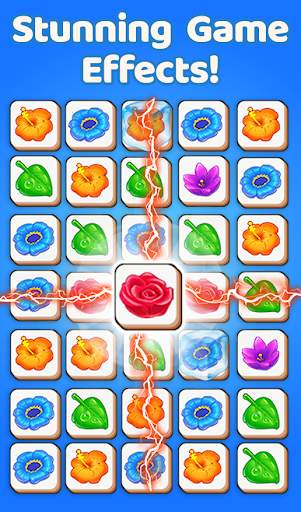 Flower Tiles Match 3d - Flower Matching Games Free screenshot 3