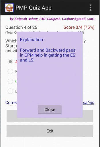 PMP Exam App screenshot 3