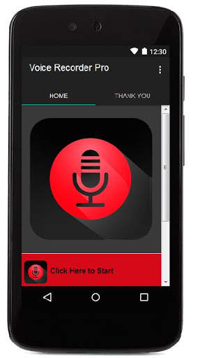Easy Audio Voice Recorder Pro скриншот 1