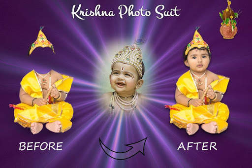 Krishna Photo Suit - Bal Krishna Photo Suit screenshot 1