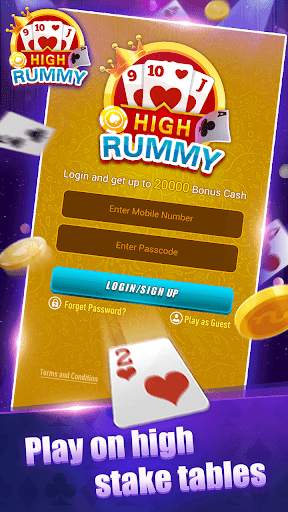 High Rummy - easy operation card game screenshot 2