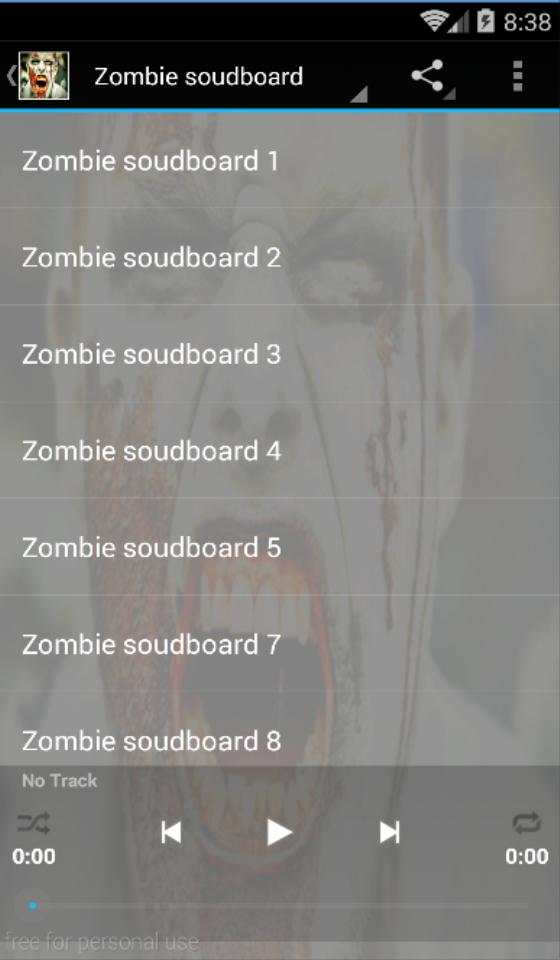 Zombie Sounds screenshot 1