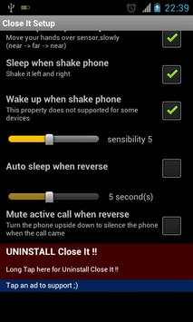 Close It (Smart Screen On/Off) screenshot 1