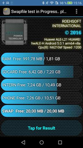 MemoryInfo & Swapfile Check screenshot 2