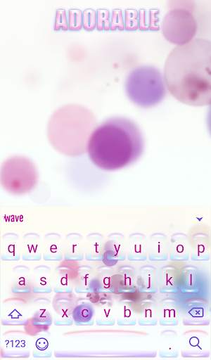 Adorable Animated Keyboard + Live Wallpaper screenshot 2