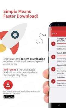 Red Torrent | Torrent Downloader App screenshot 1