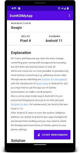 DontKillMyApp ✌️ Maak apps werkend screenshot 2