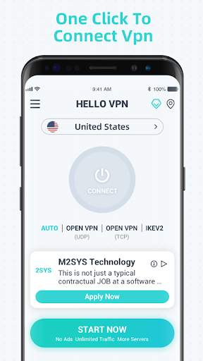 HelloVPN - Free Fast Stable Best Unlimited Proxy screenshot 1